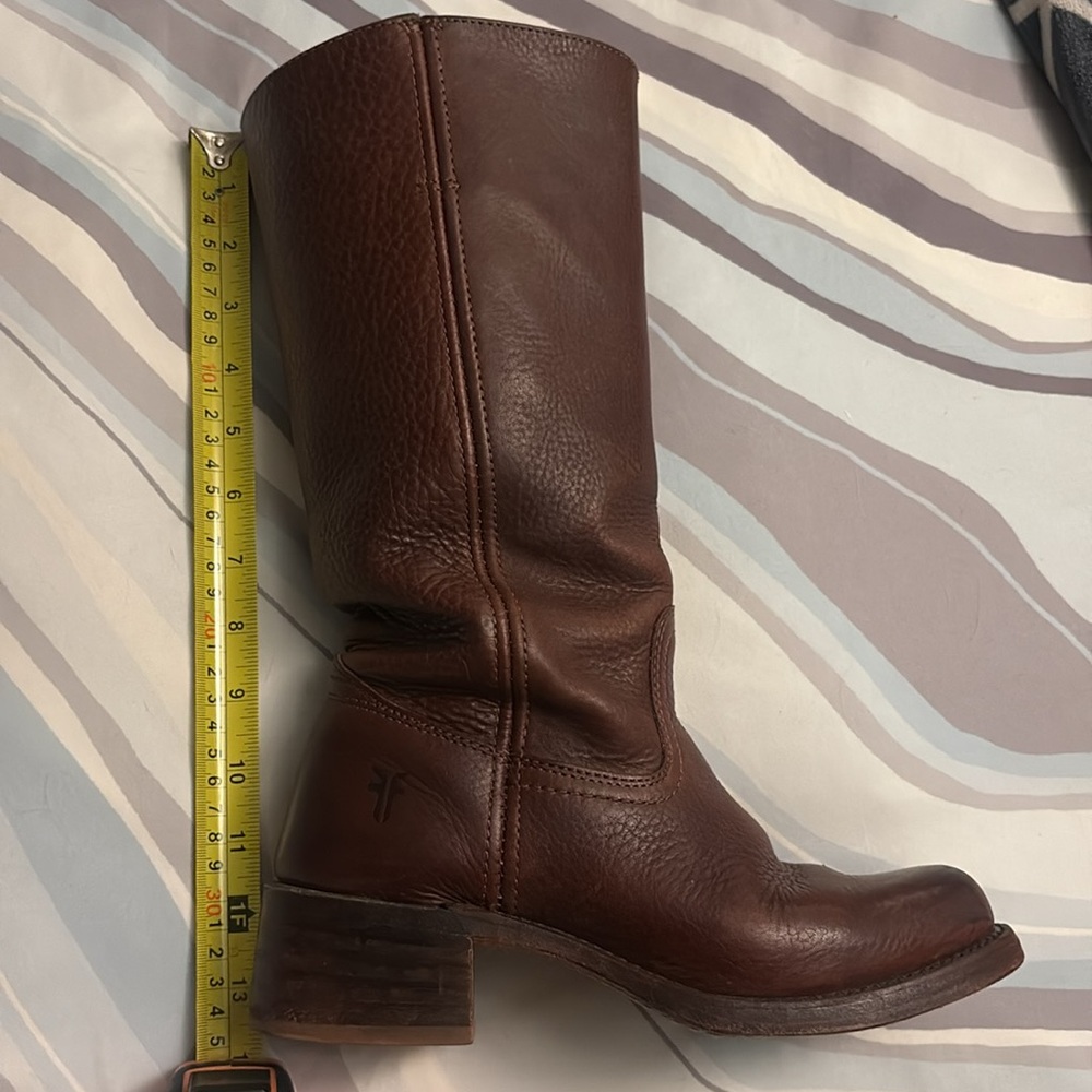 Frye Brown Heeled Boots - Picture 12 of 12